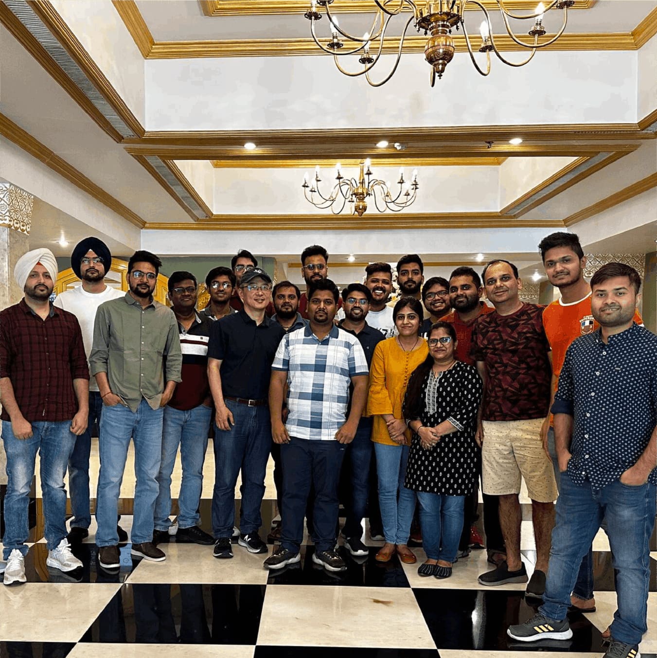 Team at Agra