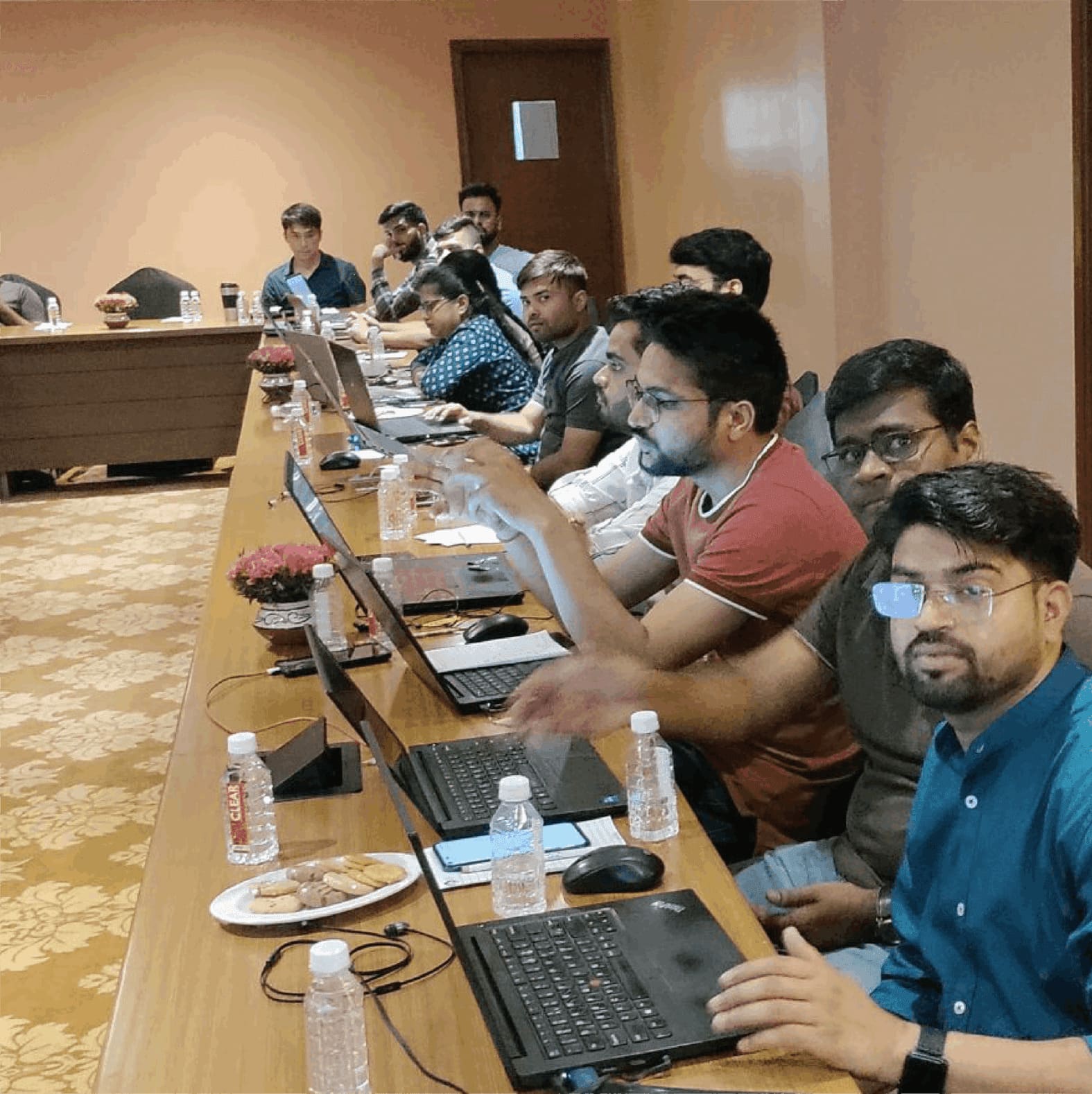 Team at Agra